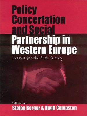 cover image of Policy Concertation and Social Partnership in Western Europe